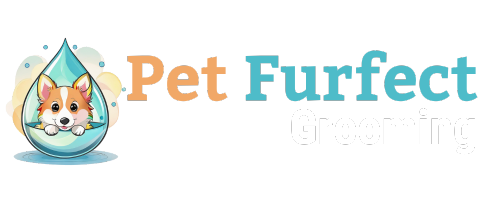 Pet Furfect Grooming Logo Rectangle black